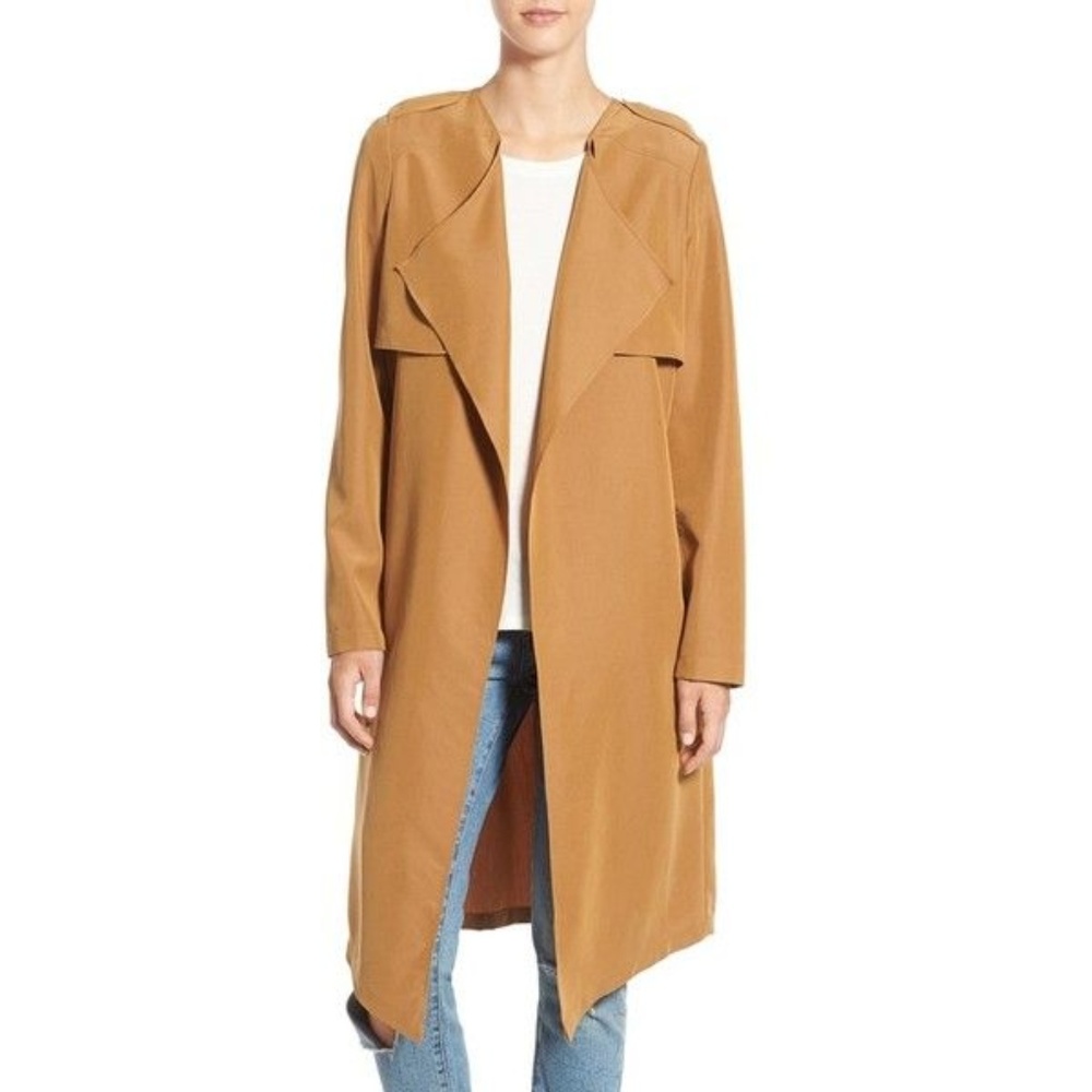 Leith Camel Tan Trench Coat